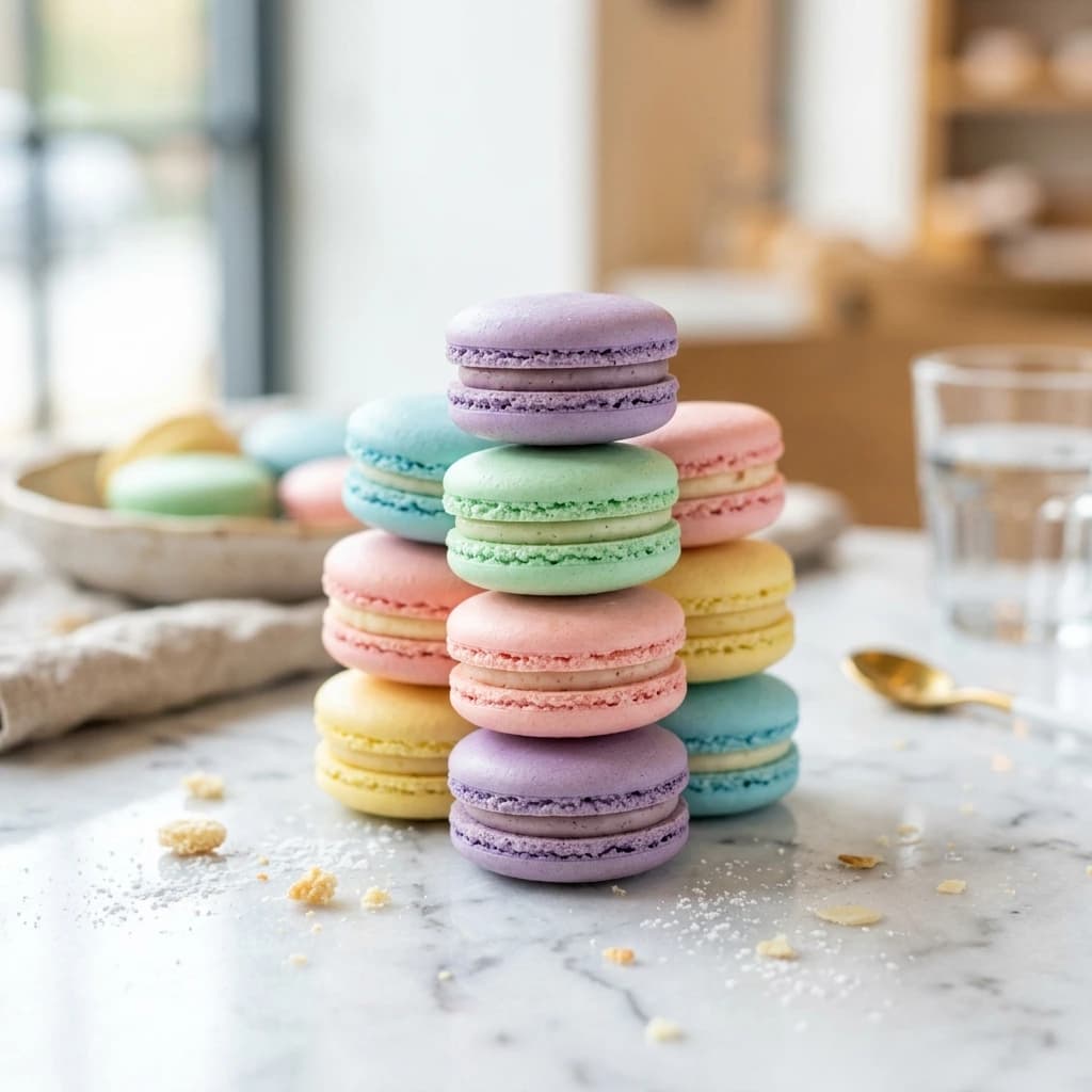 Rainbow Macarons
